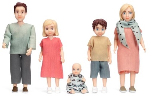 Lundby Puppenhaus Familie Charlie Set - 5-teilige Puppenhauspuppen-2