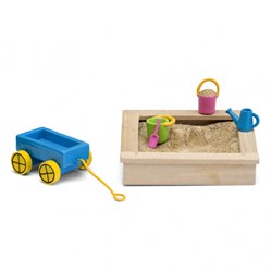 Lundby Puppenhaus Sandkasten - Spielzeug Zubehörset für Kinder