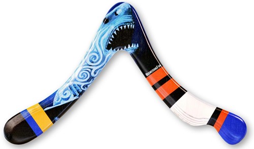 Boomerang Fan Boemerang SHARK Rechts 32cm.40gr.25m