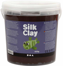 Silk Clay Modelliermasse braun 650g flexibel selbsthärtend