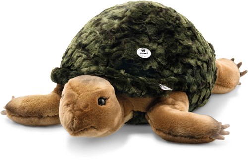 Steiff Kuscheltier Schildkröte Slo - Plüsch, grün, 70 cm - weiches Stofftier-2