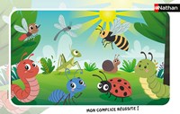 Nathan Puzzle Spielzeug kleine Insekten 15 Teile Karton Kinder
