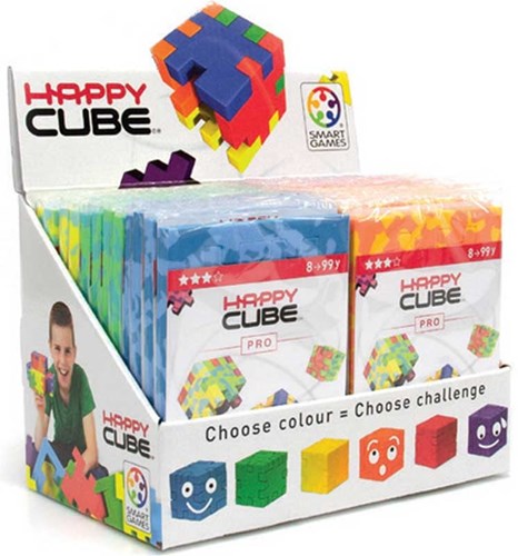 Smart Games Happy Cube Pro 3D-Puzzle - bunter Knobelspaß für Kinder und Erwachsene