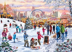 Gibsons Puzzle Hyde Park Winter Wonderland 1000 Teile Erwachsene