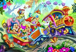 Eurographics Puzzle Schneewittchen und die sieben Zwerge - 35 Teile Karton