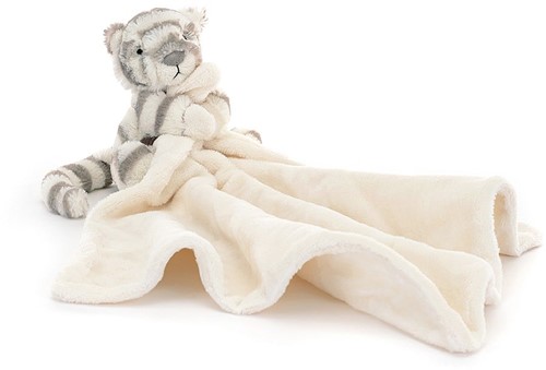 Jellycat Schnuffeltuch Bashful Snow Tiger 