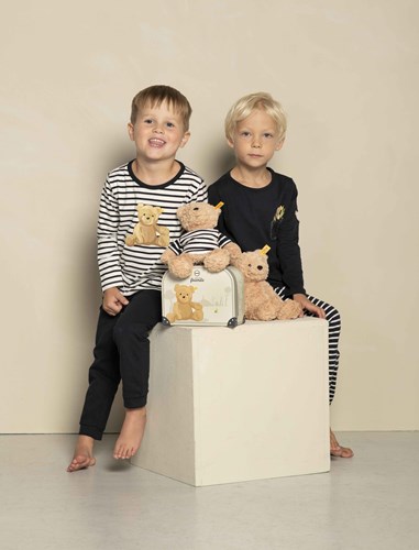 Steiff Plüsch Teddybär Jimmy im Koffer - hellbraun - 25 cm - Kuscheltier-2