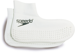 Speedo Schwimmsocken Latex weiß - Anti-Rutsch Socken Größe S 33-36