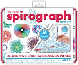 Spirograph kreatives Zeichenkasten Set mit Aufbewahrungsfach und Zubehör