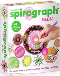 Spirograph kreatives Zeichenspielzeug Neon Set - mehrfarbig