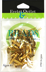 Eyelet Outlet Splinte gold 8 mm Basteln und Dekoration 40 Stück