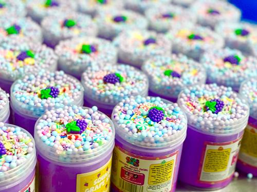 Slime Party Squashy Grape Swirl-2