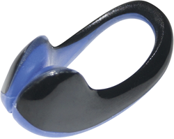 SwimTech Nasenklammer blau schwarz - komfortabler Nasenclip Schwimmen