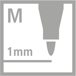 STABILO Premium Filzstift Pen 68 - Erdbeerrot - Kreativmarker