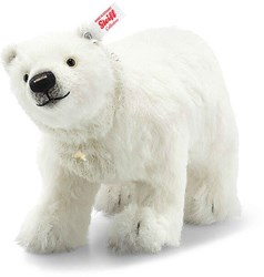 Steiff Kuscheltier Eisbär Winter weiß mit Swarovski Kristallen - luxuriöser Plüschbär