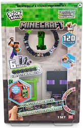Sticki Rolls Minecraft Rucksack-Clip mit Armband und Loot-Stickern