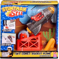 Stuntman Stu Raketenflugzeug Spielzeugflugzeug für Kinder