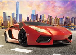 Trefl Puzzle 1000 Teile - Sunset Ride Fotografie Stadtpuzzle