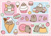 Trefl Puzzle Sweet Pusheen - 1000 Teile Karton Lernspiel