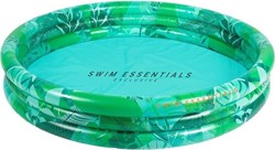 Swim Essentials aufblasbarer Kinderpool Tropical grün 3 Ringe - 150 cm