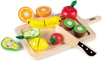 Tidlo Holz Schneideobst Set - pädagogisches Spielzeug für Kinder