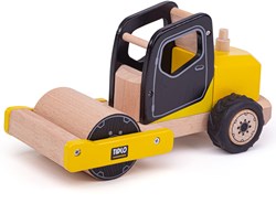 Tidlo Holz Road Roller - Baustellen Spielzeug - Walze