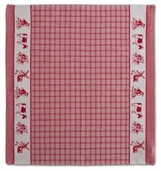 OttoSimon Geschirrtuch Dutchie rot 60x65 cm 6er Set Baumwolle