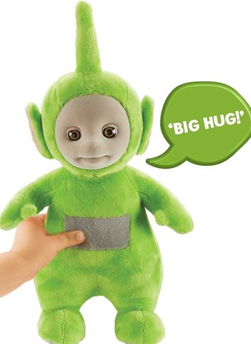 Teletubbies Kuscheltier Dipsy sprechende Plüschfigur grün Spielzeug-2