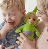 Teletubbies Kuscheltier Dipsy sprechende Plüschfigur grün Spielzeug-3
