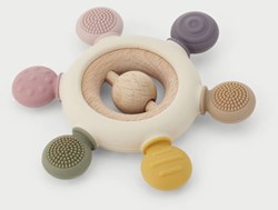 TickiT Beißspielzeug Rassel Silikon Erdfarben Baby
