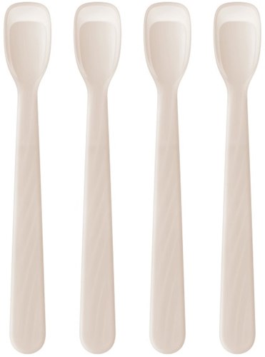 Tigex Baby Löffel Set - hygienisch Silikon - 4 Stück - ab 6 Monaten