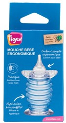 Tigex Baby Nasensauger ergonomisch - komfortabler Nasenreiniger