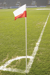 Precision Eckpfosten weiß 6ft - 4er Set für Sportplatz Markierung