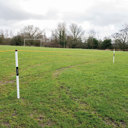Precision Absperrpfosten Spielzeug Set - Crowd Barrier - 60 Meter Seil