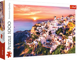 Trefl Puzzle 1000 Teile - Santorini Sonnenuntergang Griechenland