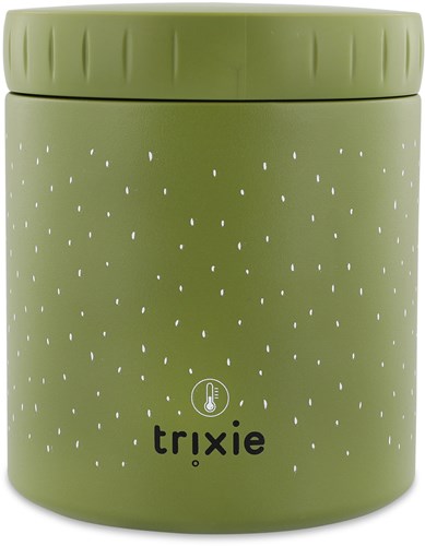 Trixie Isolierte Lunchpot 500 ml - Mr. Dino - Edelstahl Thermobehälter Kinder grün-2