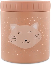 Trixie Isothermische Lunchpot 500 ml - Mrs. Cat - Edelstahl Thermobehälter rosa