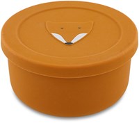Trixie Snackbox Kinder - Silikon Mr. Fox - Obstbox Schule - spülmaschinenfest-2