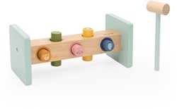 Trixie Holz Hammerbank Spielzeug - Buntes Holzspielzeug für Kinder