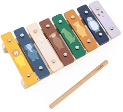 Trixie Holz-Xylophon bunt Musikinstrument Spielzeug Kinder