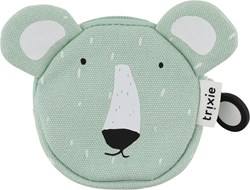 Trixie Portemonnaie - Kinder Geldbörse Mr. Polar Bear grün Baumwolle
