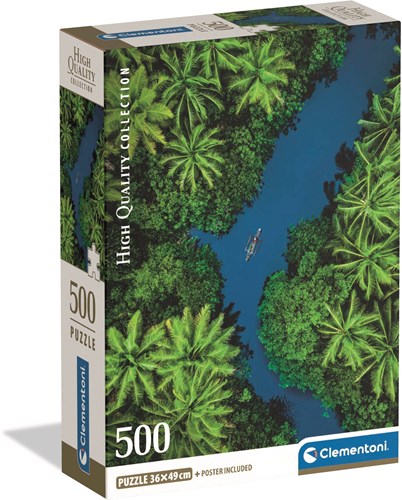 Clementoni Legpuzzel Tropical Aerial, 500st.-2