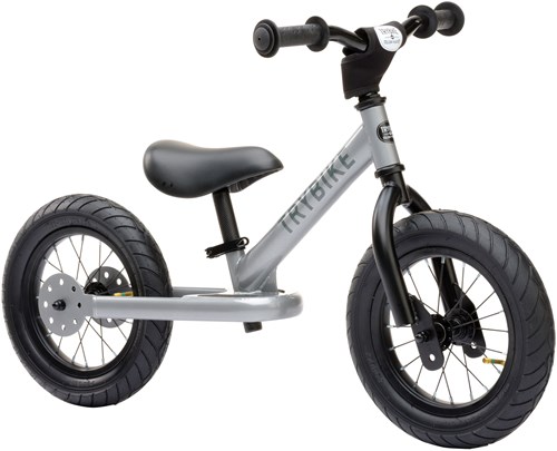 Trybike Laufrad Stahl Silber - Zweirad Kinderfahrrad