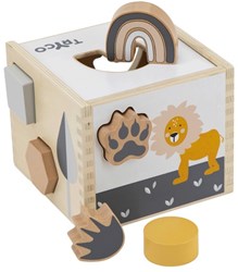 Tryco Holz Footprint Formensortierer pädagogisches Spielzeug für Kleinkinder