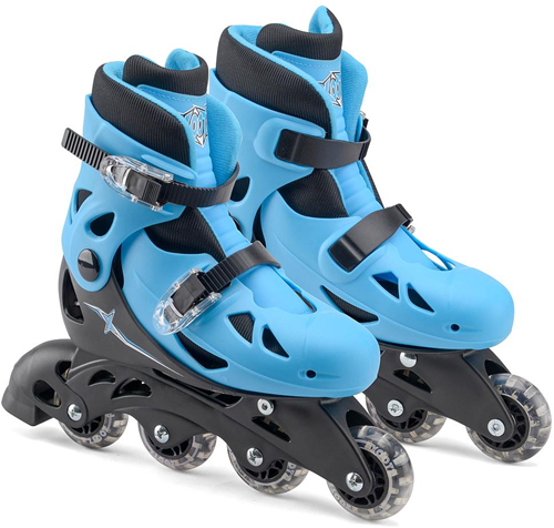 Xootz Inline Skates Kinder Inlineskates blau verstellbar Größe 28-31