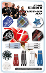 Unicorn Darts Zubehörset Team Tune Up Kit Mehrfarbig 82-teilig