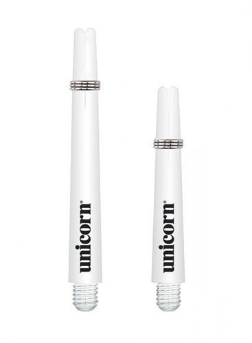 Unicorn Dart Shafts Gripper 3 Weiß Kurz - Small Thread - 3er Set