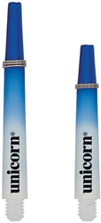 Unicorn Dart Shafts Gripper 3 Two-Tone Blau-Weiß Medium Small Thread