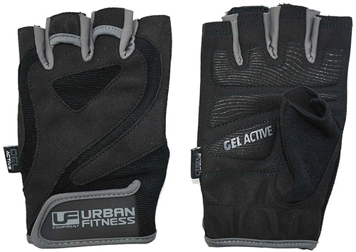 Urban Fitness Trainingshandschuhe Gel Schwarz/Grau Medium Fitness
