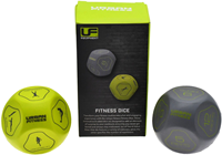 Urban Fitness Fitness-Würfel - 8-seitiges Workout-Spielset Gelb